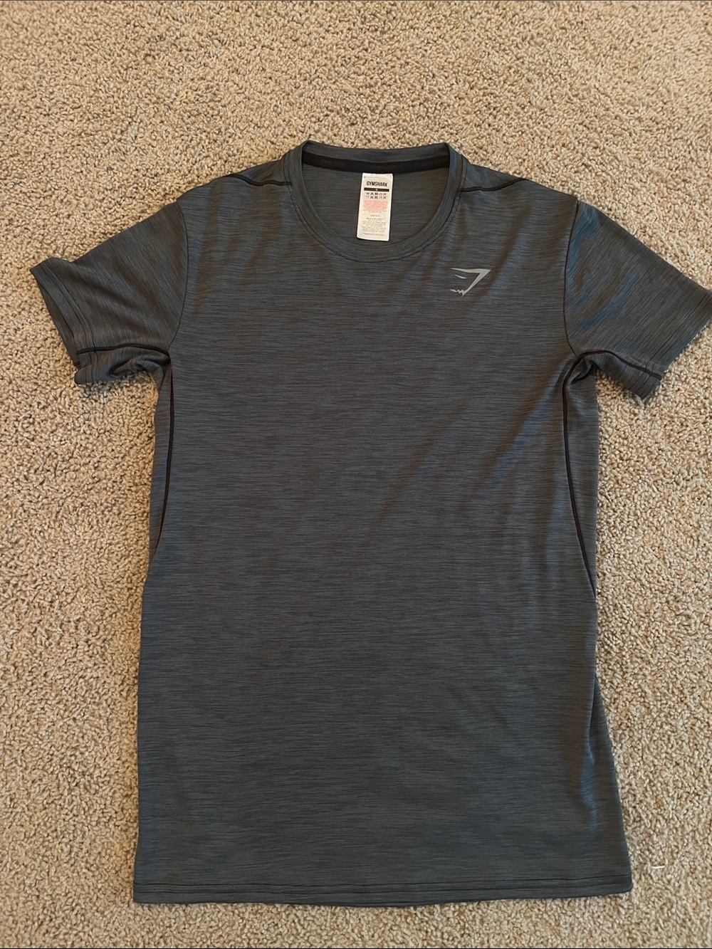 Gymshark Women’s Dark Gray Performance Short-Sleeve Tee
